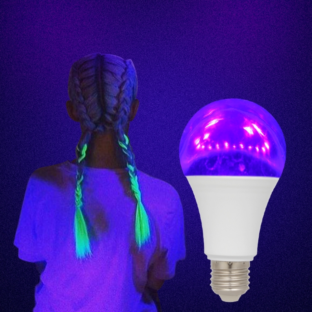 UV LED black light bulb
